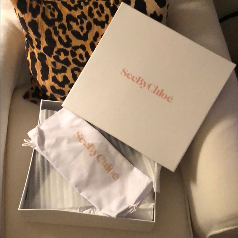 CLOSET CLEAN OUT - NEVER WORN SEE BY CHLOE BOOTIES